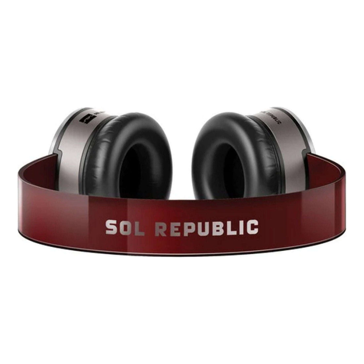 SOL Republic Tracks HD High Def V10 Headphones On Ear Wired Red