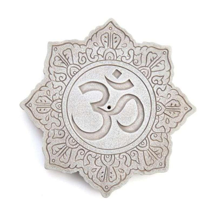 Stone Om Incense Burner