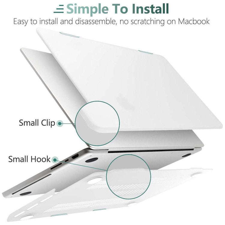 Suitable for MacBook Pro 16 inch Case 2023 2022 2021 M2 A2780 A2485 M1 Pro/Max Hard Shell Case Keyboard Cover White