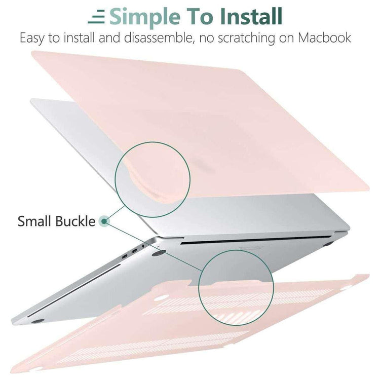 Suitable for Sold Pink MacBook Pro 13 Inch Case 2016-2023 M1 M2 A2338 A2289 A2251 A2159 Hard Shell Case Keyboard Cover