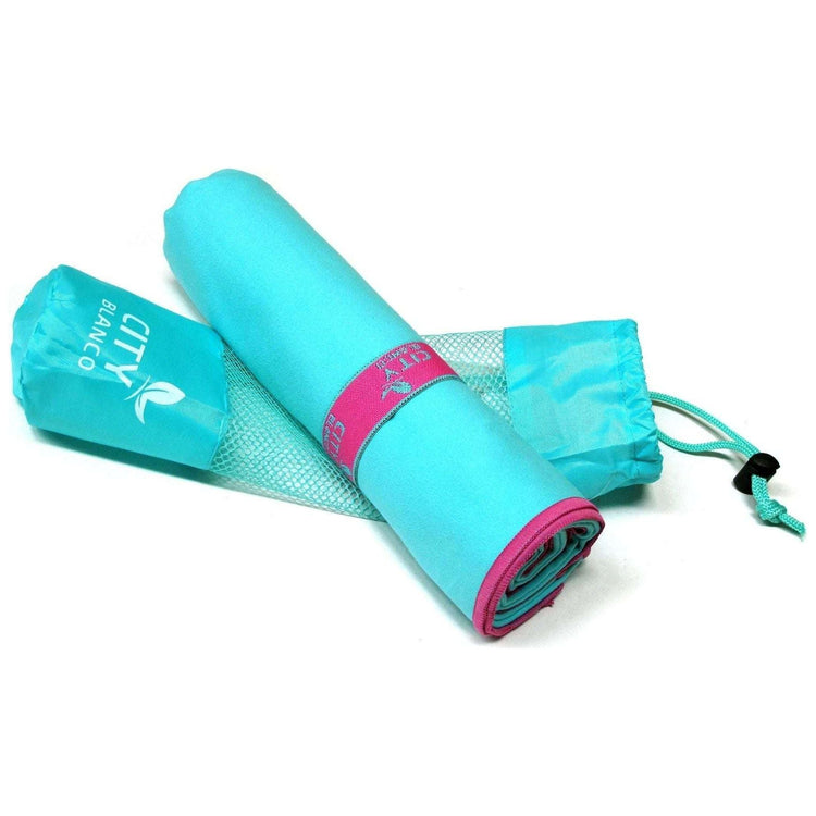 Super Absorbent Sports Towel Aqua - Magdasmall