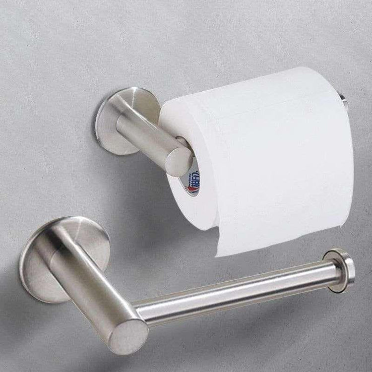 Toilet Paper brushed Holder Self Adhesive Bathroom Paper Roll Holder Roll Holder 304 - Magdasmall