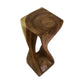 Twisted Stool 76cm Raintree Wood Side Table/Corner Table/Bar stool Clear Finish