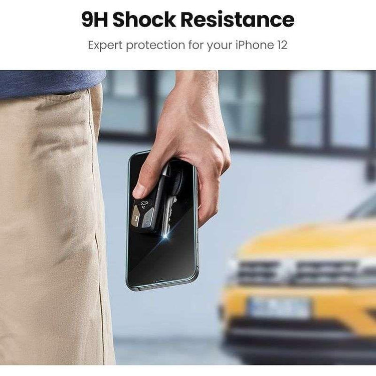 UGREEN 20337 2.5D Full Cover HD Screen Tempered Protective Film for iPhone 12/6.1" Twin Pack