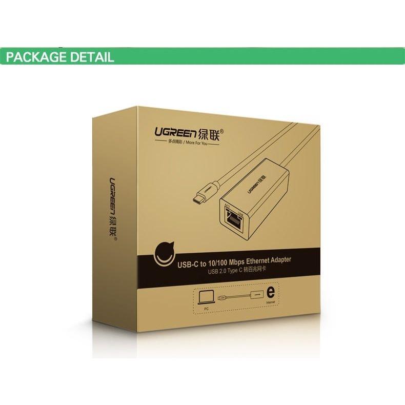 UGREEN 30287 USB-C 10/100Mbps Ethernet Adapter