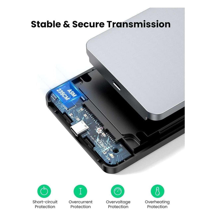 UGREEN 70498 USB C 2.5" Hard Drive Enclosure