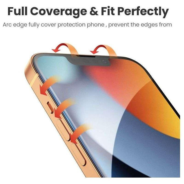 UGREEN 80967 Full Coverage HD Tempered Glass Screen Protector with Precise-Align Applicator for iPhone 13/13 Pro (2-Pack)