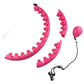 VERPEAK Weighted Hula Hoop with 26 Detachable Knots (Pink)