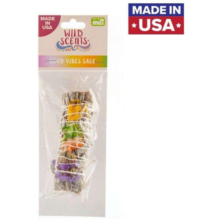 Wild Scents Good Vibes Sage & Herbs Smudge Stick