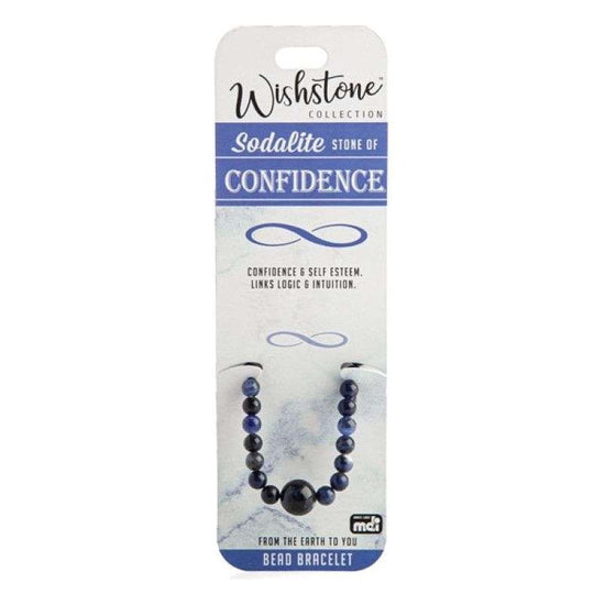 Wishstone Collection Sodalite Bead Bracelet