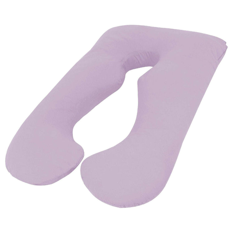 Woolcomfort Aus Made Maternity Pregnancy Nursing Sleeping Body Pillow Pillowcase Included Lilac - Magdasmall