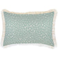 Cushion Cover-Coastal Fringe-Lunar Pale Mint-35cm X 50cm