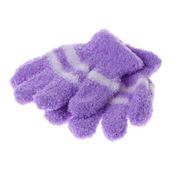 1 Pair Baby Gloves Warm Winter Full Finger Thermal Coral Fleece Kids