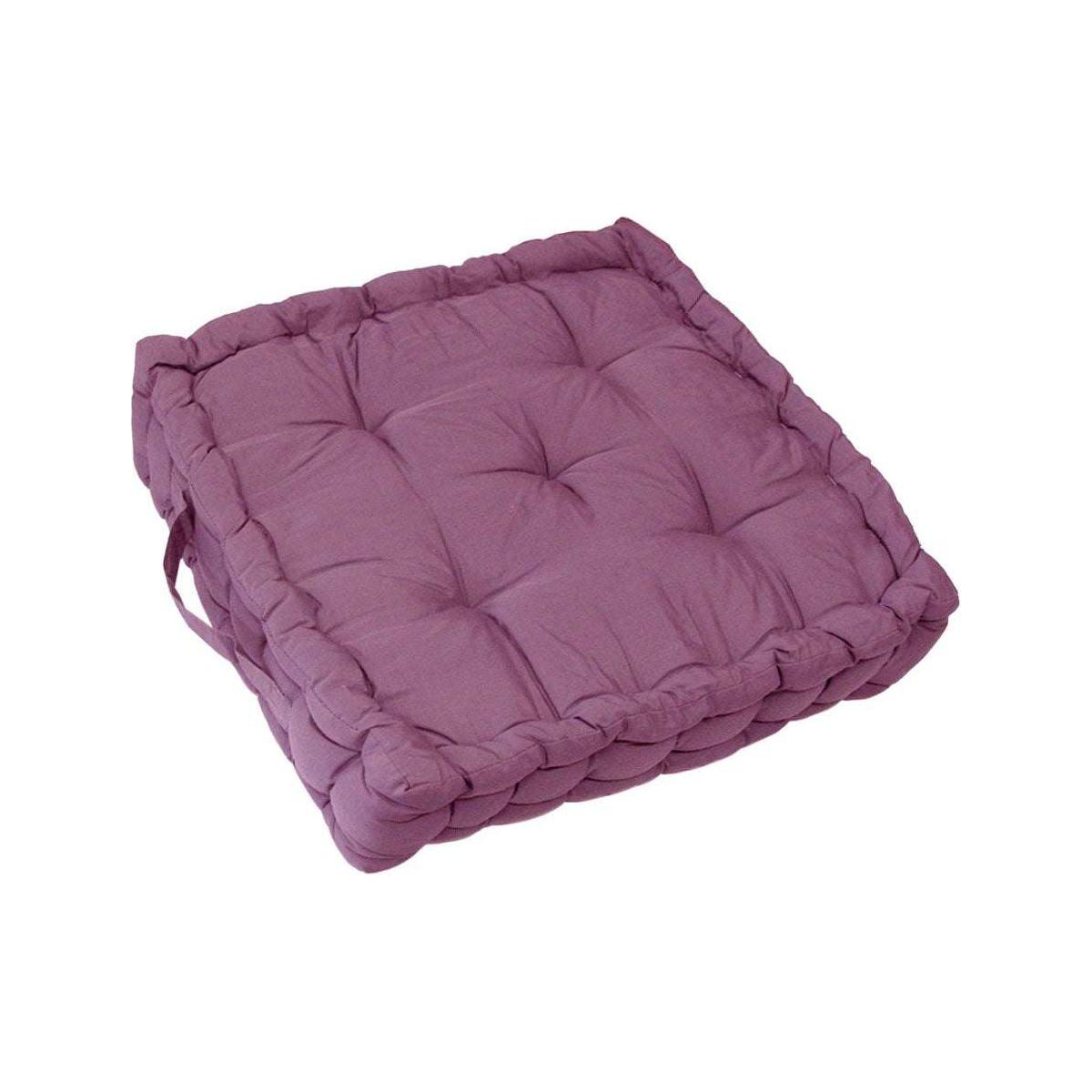 1 Pc Floor Box Cushion Pad 40 x 40+ 8 cm Dusty Pink