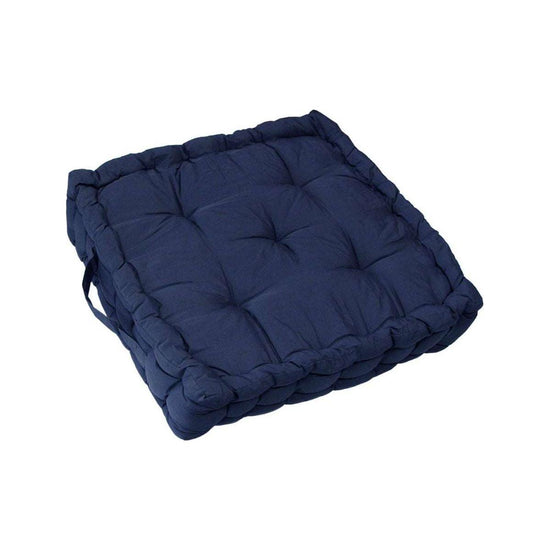 1 Pc Floor Box Cushion Pad 40 x 40+ 8 cm Navy