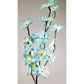 1 Set of 50cm H 20 LED Blue Frangipani Tree Branch Stem Fairy Light Wedding Event Party Function Table Vase Centrepiece Tropical Decoration