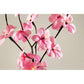 1 Set of 50cm H 20 LED Pink Frangipani Tree Branch Stem Fairy Light Wedding Event Party Function Table Vase Centrepiece Decoration Girl Bedroom