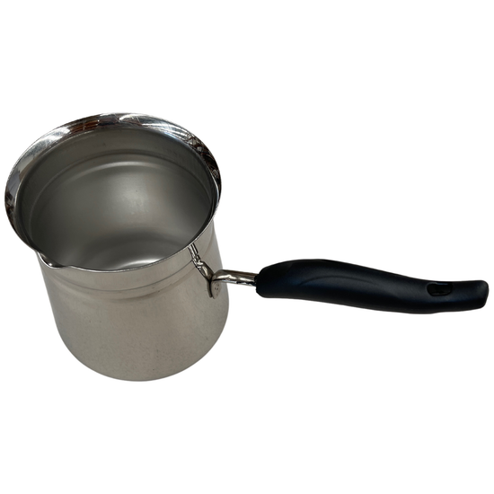 1.2L TURKISH COFFEE POT Milk Warmer Jug w Handle STAINLESS STEEL - Magdasmall