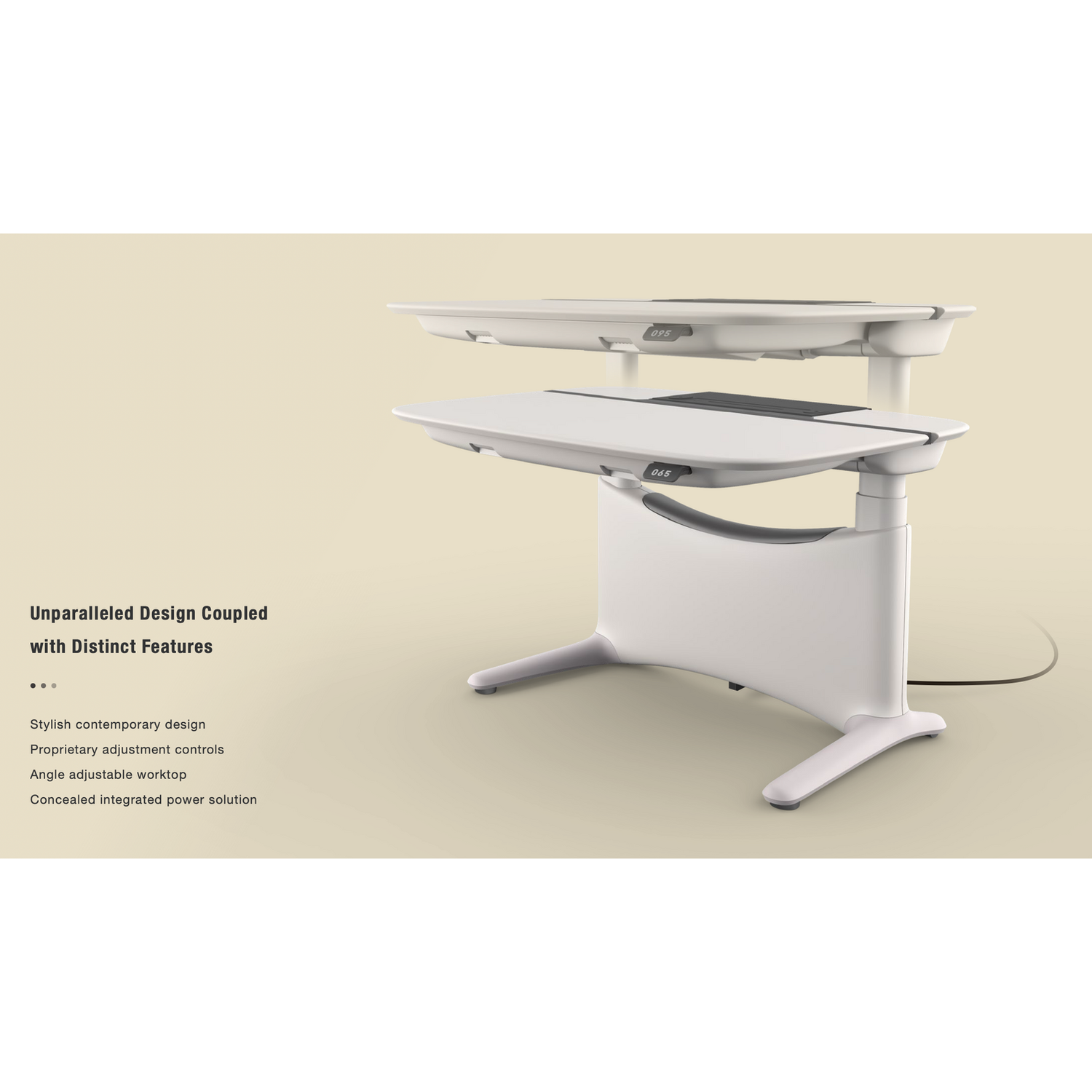 1.2m UFOU UPON Standing Desk Height Adjustable Motorised Electric Sit Stand Table Riser - Magdasmall