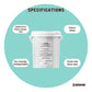 1.3Kg Sodium Percarbonate Tub - Eco Laundry Cleaner Brew Sanitiser Oxygen Bleach - Magdasmall