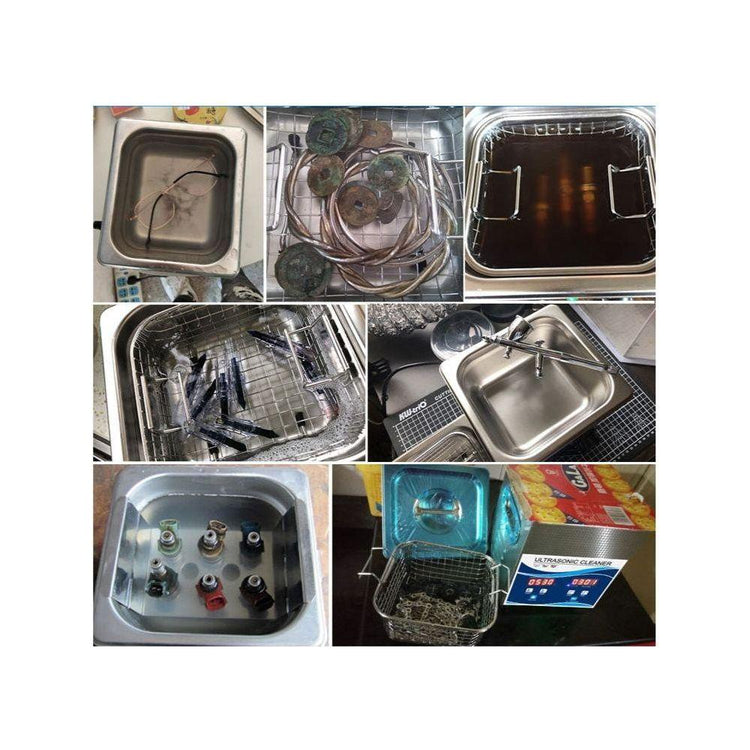 1.3L Digital Ultrasonic Cleaner Jewelry Ultra Sonic Bath Degas Parts Cleaning - Magdasmall