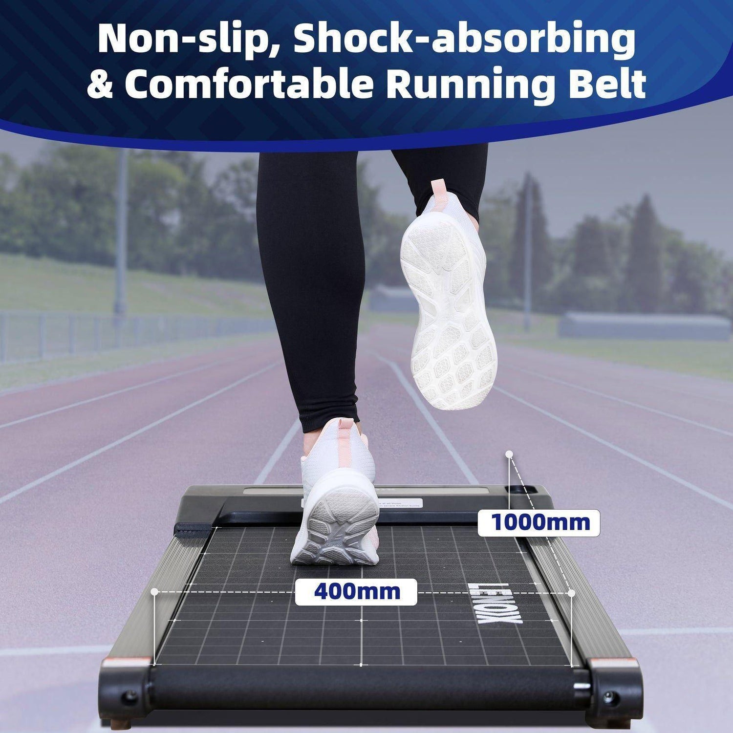1.5 HP Electric Walking Pad Treadmill with Remote Control and Display Screen - Magdasmall