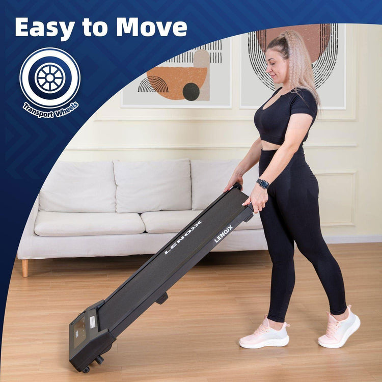 1.5 HP Electric Walking Pad Treadmill with Remote Control and Display Screen - Magdasmall