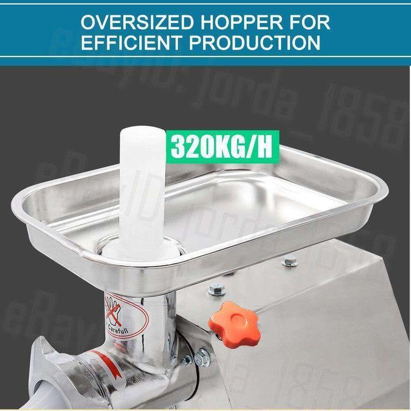 1.63HP Commercial Meat Mincer- Electric Grinder & Sausage Maker Filler 1200W - Magdasmall
