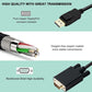 1.8M Display Port DP Male To VGA/M Cable Converter Connector Adaptor - Magdasmall