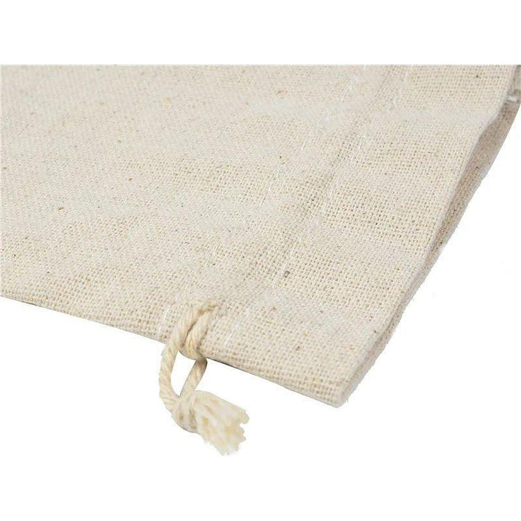 10-Piece Cotton Linen Drawstring Gift Bags - Magdasmall