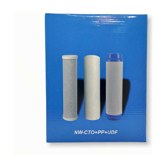 10&quot; RO Water Filter Cartridge Replacement Set 3/4/5/6 Stage Reverse Osmosis 3 Pk