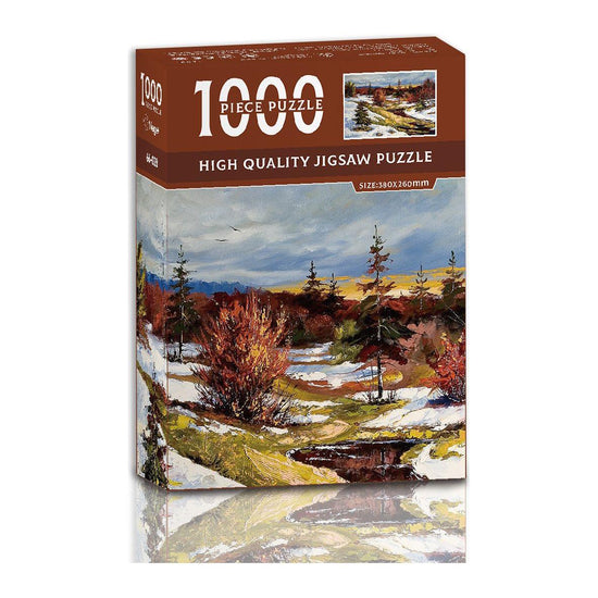 1000-Piece High-Quality Jigsaw Puzzle - Snow Mangrove - Magdasmall