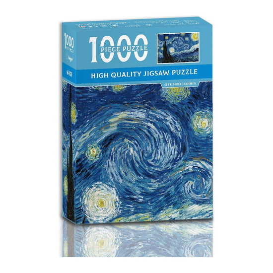 1000-Piece Jigsaw Puzzle - Starry Night Design - High-Quality Puzzle for Adults and Teens - Magdasmall