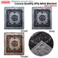 1000GSM Olympia Greek Key Luxury Quality 2 Ply Mink Blanket Queen Grey - Magdasmall