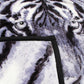 1000GSM White Tiger Luxury Quality 2 Ply Mink Blanket 200 x 240 cm - Magdasmall