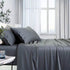 1000tc bamboo cotton sheet set king charcoal - Magdasmall