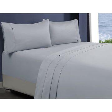1000tc egyptian cotton 1 fitted sheet and 2 pillowcases double silver - Magdasmall