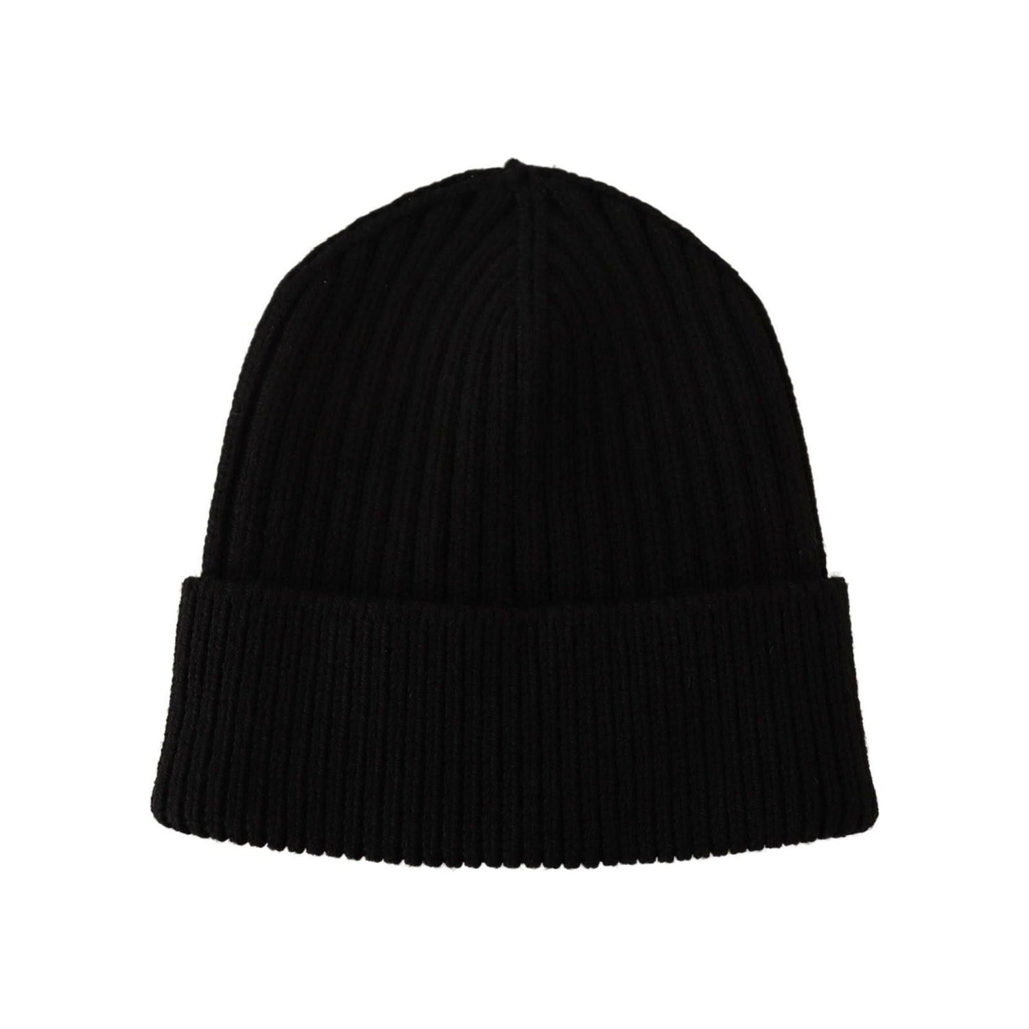 100% Authentic Dolce & Gabbana Cable Knit Beanie Hat with Fleece Liner One Size Women - Magdasmall