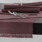 100% COTTON Ribbed Table Runner Nostalgia Rose 45 x 150cm - Magdasmall