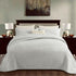 100% Cotton Coverlet Set Floral White Queen - Magdasmall