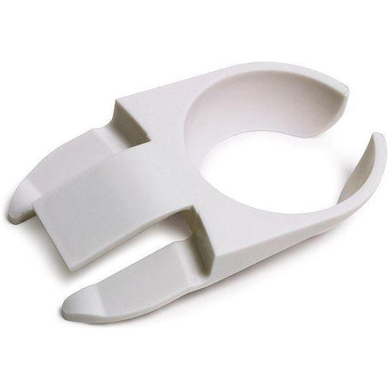 100 Pack Of 75mm White Wine Glass Dinner Lunch Plate Clip Holder - Stand Up Buffet Party  - Promotion Merchandise Gift - Magdasmall