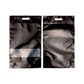 100 Resealable Black Stand Up Bags 44x29.5cm - Food Packaging Zip Handle Pouch - Magdasmall