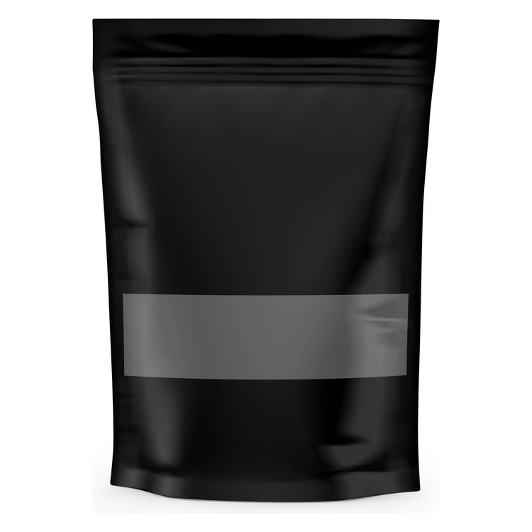 100 Resealable Stand Up Bags 21x17cm - Black Food Packaging Zip Pouch - Magdasmall