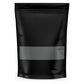 100 Resealable Stand Up Bags 21x17cm - Black Food Packaging Zip Pouch - Magdasmall