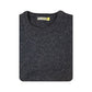 100% SHETLAND WOOL CREW Round Neck Knit JUMPER Pullover Mens Sweater Knitted - Navy (45) - 4XL - Magdasmall
