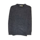 100% SHETLAND WOOL CREW Round Neck Knit JUMPER Pullover Mens Sweater Knitted - Navy (45) - 4XL - Magdasmall