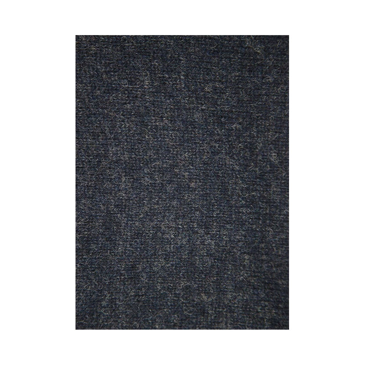 100% SHETLAND WOOL CREW Round Neck Knit JUMPER Pullover Mens Sweater Knitted - Navy (45) - 4XL - Magdasmall