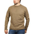 100% SHETLAND WOOL CREW Round Neck Knit JUMPER Pullover Mens Sweater Knitted - Nutmeg (23) - S - Magdasmall