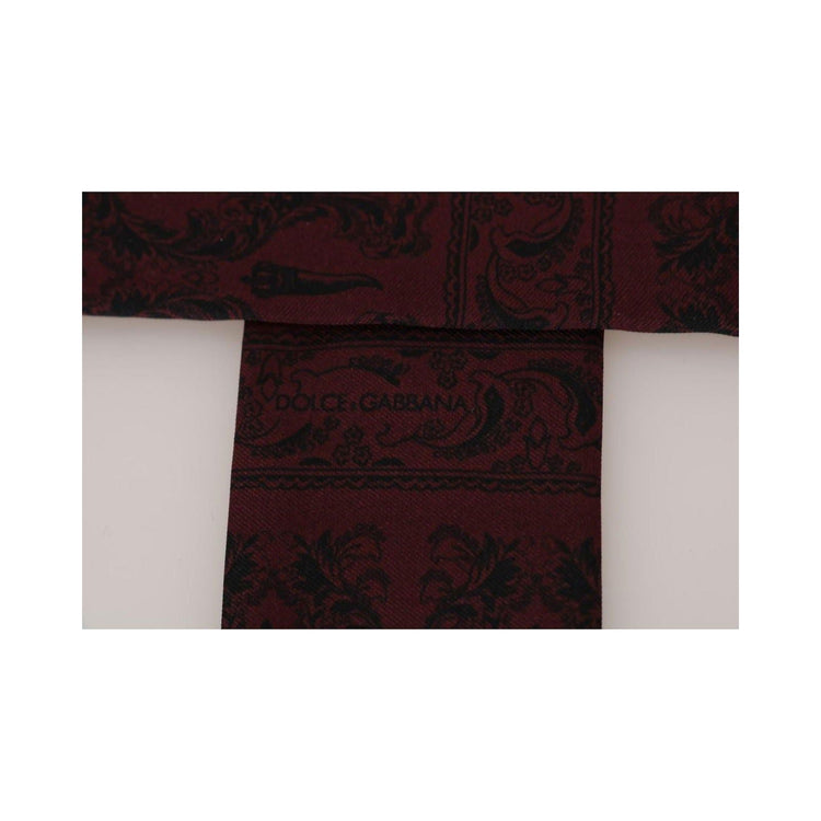 100% Silk Dolce & Gabbana Tie Scarf Wrap One Size Men - Magdasmall