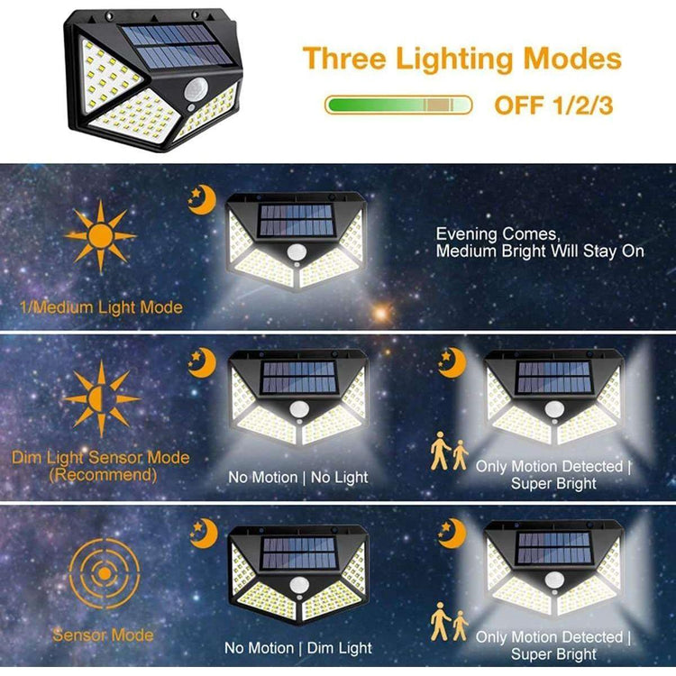100 Waterproof LED Solar Fairy Light Outdoor with 8 Lighting Modes for Home,Garden and Decoration (4 pack) - Magdasmall